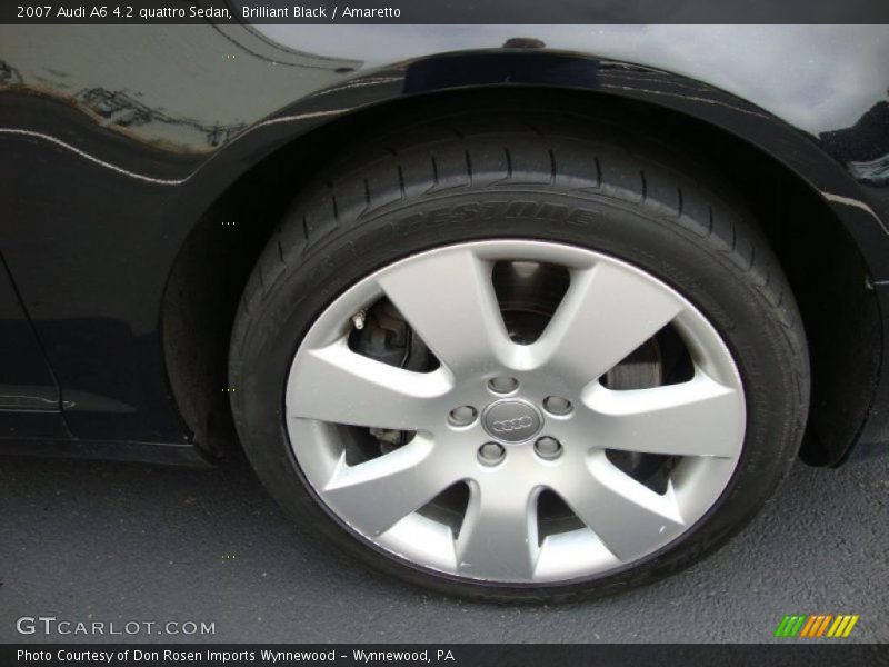 Brilliant Black / Amaretto 2007 Audi A6 4.2 quattro Sedan