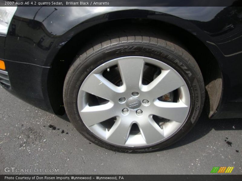 Brilliant Black / Amaretto 2007 Audi A6 4.2 quattro Sedan
