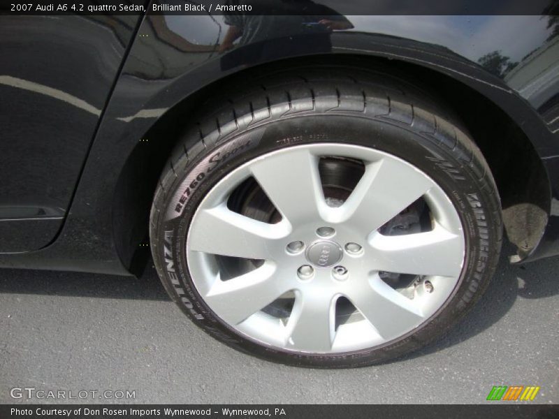 Brilliant Black / Amaretto 2007 Audi A6 4.2 quattro Sedan