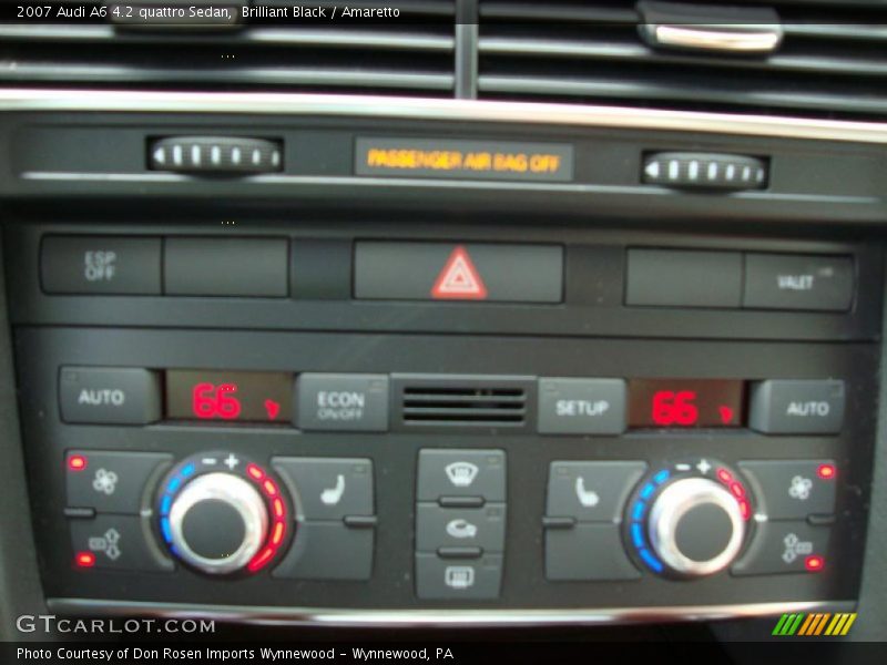 Brilliant Black / Amaretto 2007 Audi A6 4.2 quattro Sedan