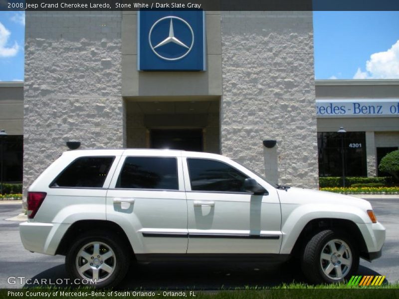 Stone White / Dark Slate Gray 2008 Jeep Grand Cherokee Laredo