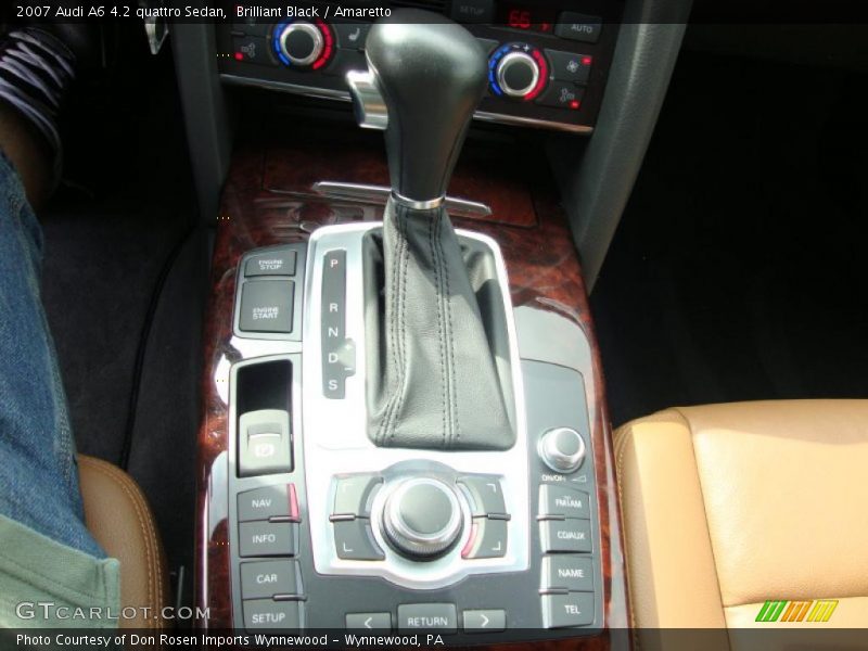 Brilliant Black / Amaretto 2007 Audi A6 4.2 quattro Sedan