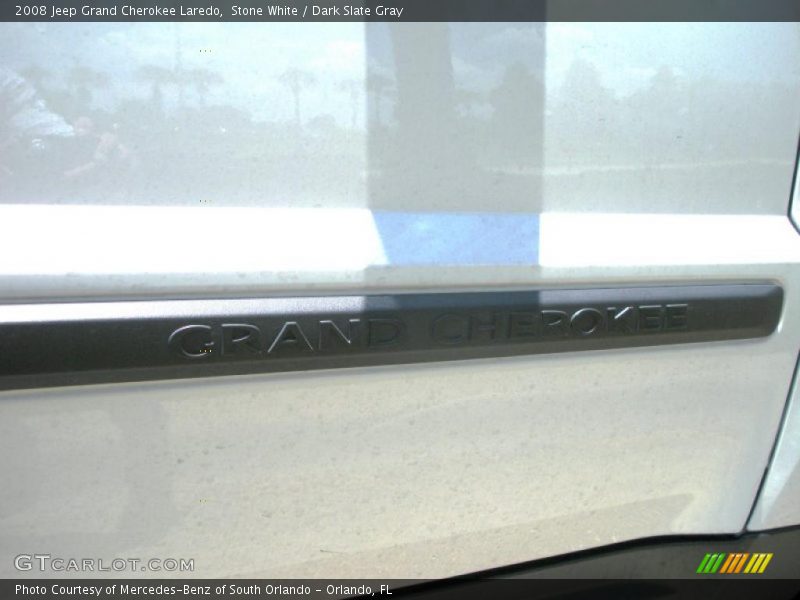 Stone White / Dark Slate Gray 2008 Jeep Grand Cherokee Laredo