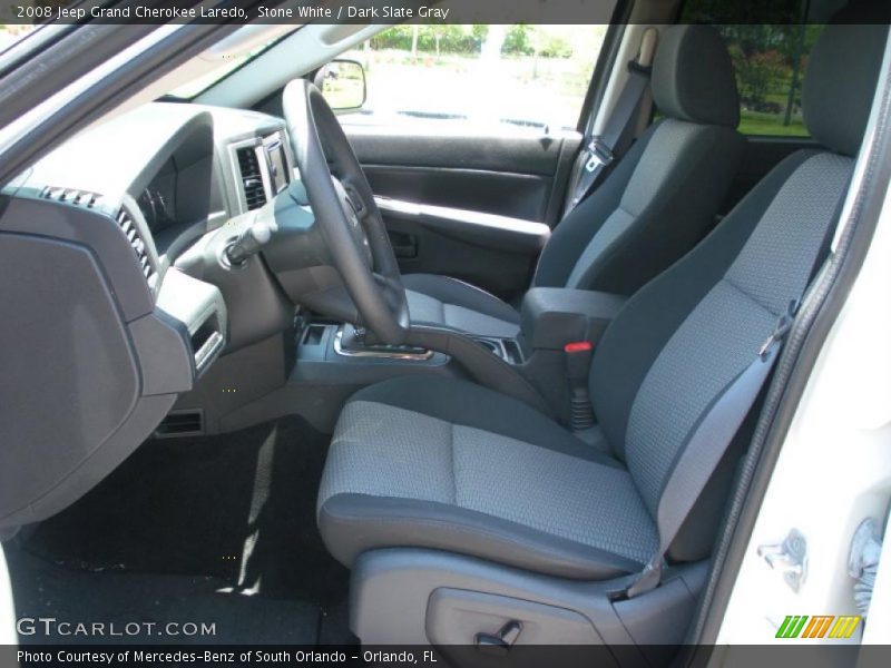 Stone White / Dark Slate Gray 2008 Jeep Grand Cherokee Laredo