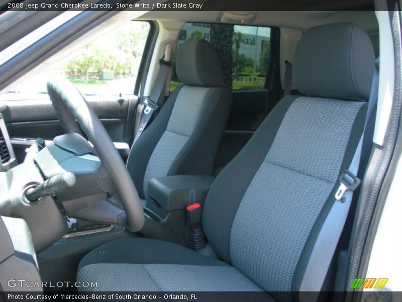 Stone White / Dark Slate Gray 2008 Jeep Grand Cherokee Laredo