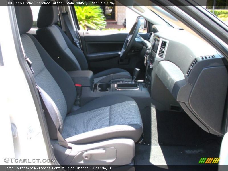 Stone White / Dark Slate Gray 2008 Jeep Grand Cherokee Laredo