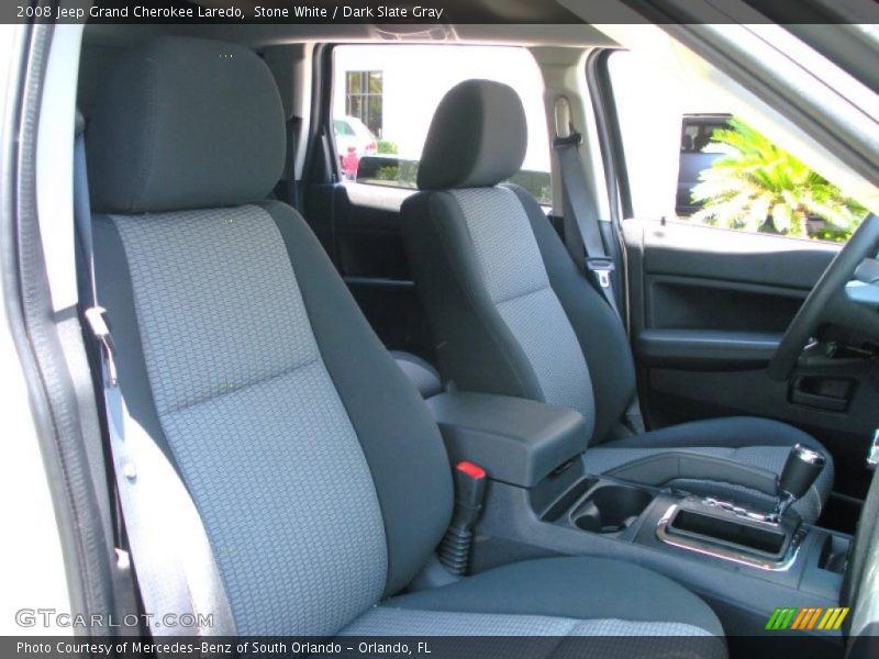 Stone White / Dark Slate Gray 2008 Jeep Grand Cherokee Laredo