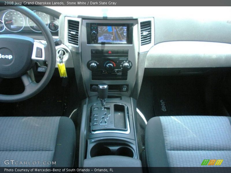 Stone White / Dark Slate Gray 2008 Jeep Grand Cherokee Laredo