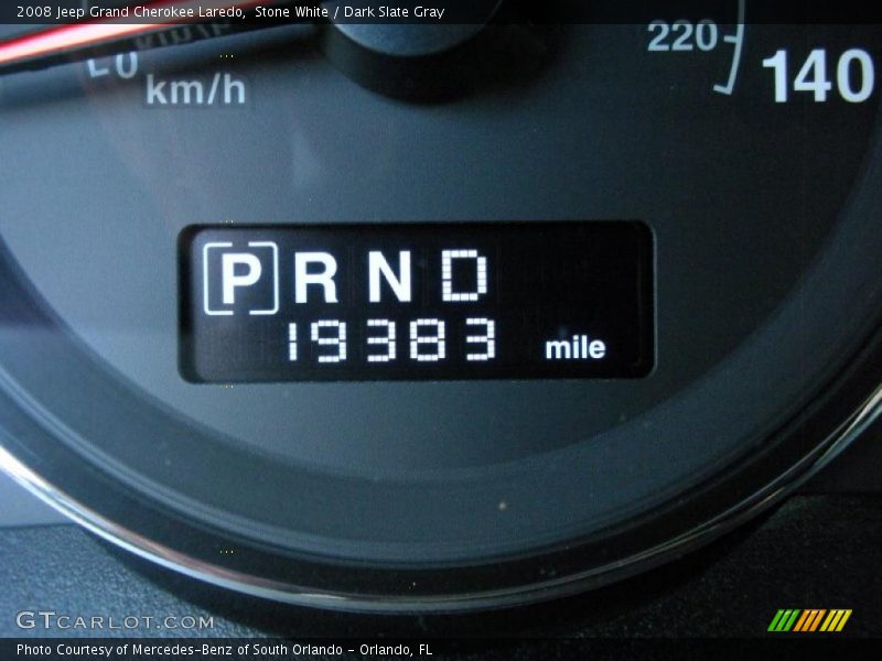Stone White / Dark Slate Gray 2008 Jeep Grand Cherokee Laredo