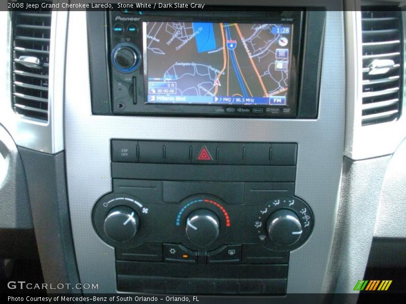 Stone White / Dark Slate Gray 2008 Jeep Grand Cherokee Laredo