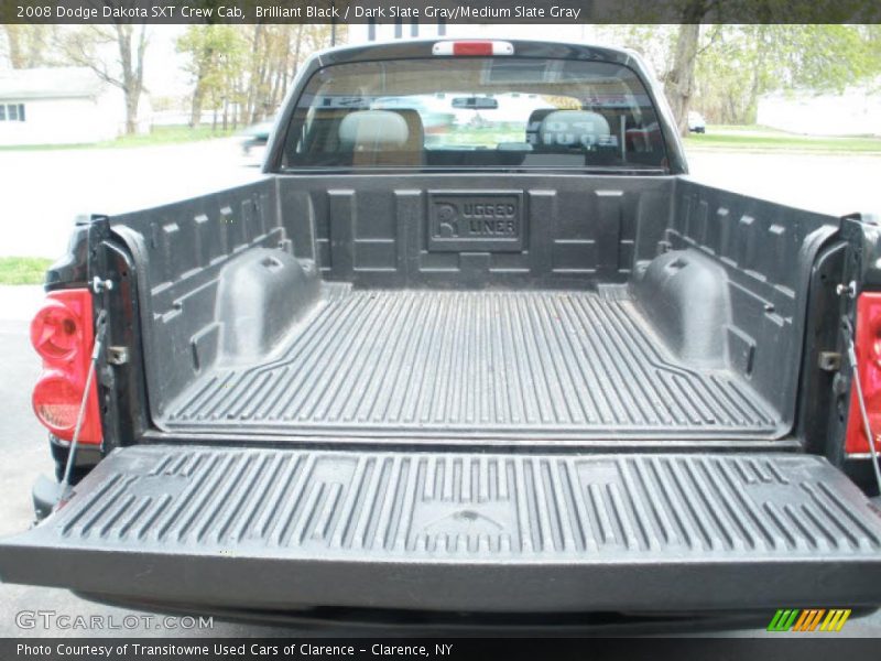 Brilliant Black / Dark Slate Gray/Medium Slate Gray 2008 Dodge Dakota SXT Crew Cab