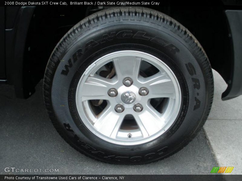 Brilliant Black / Dark Slate Gray/Medium Slate Gray 2008 Dodge Dakota SXT Crew Cab