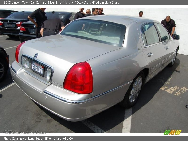 Silver Birch Metallic / Dark Stone/Medium Light Stone 2003 Lincoln Town Car Cartier