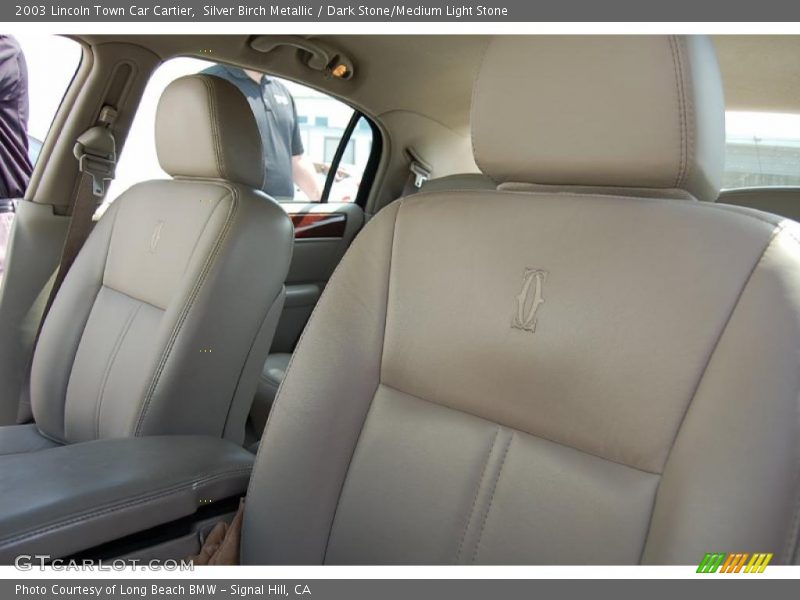 Silver Birch Metallic / Dark Stone/Medium Light Stone 2003 Lincoln Town Car Cartier