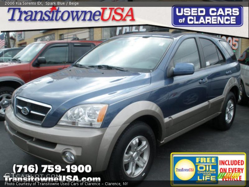 Spark Blue / Beige 2006 Kia Sorento EX