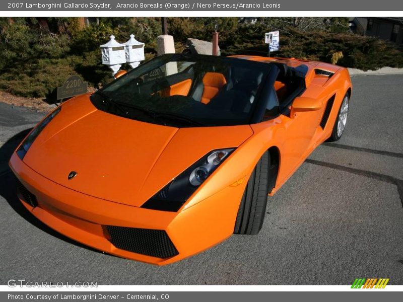 Arancio Borealis (Orange) / Nero Perseus/Arancio Leonis 2007 Lamborghini Gallardo Spyder