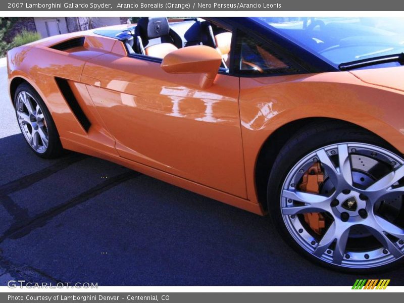 Arancio Borealis (Orange) / Nero Perseus/Arancio Leonis 2007 Lamborghini Gallardo Spyder