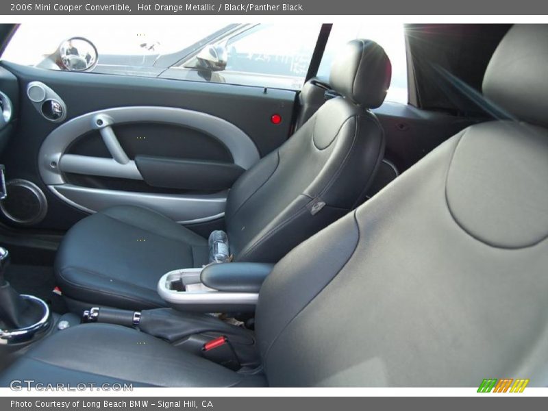 Hot Orange Metallic / Black/Panther Black 2006 Mini Cooper Convertible