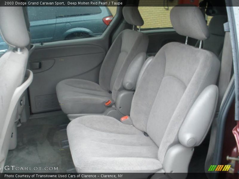 Deep Molten Red Pearl / Taupe 2003 Dodge Grand Caravan Sport