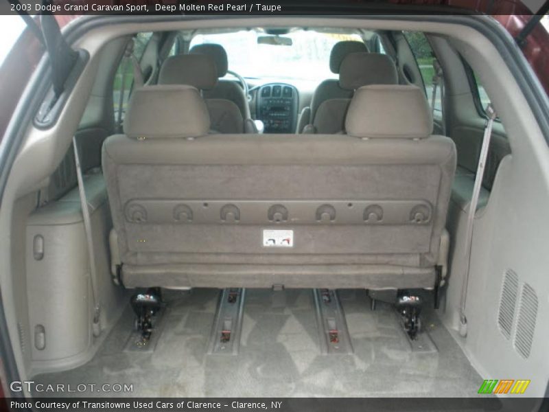 Deep Molten Red Pearl / Taupe 2003 Dodge Grand Caravan Sport