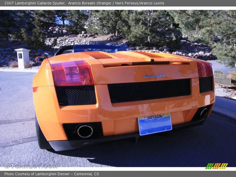 Arancio Borealis (Orange) / Nero Perseus/Arancio Leonis 2007 Lamborghini Gallardo Spyder