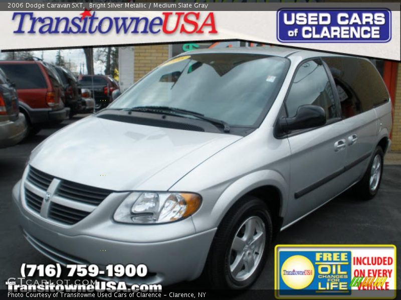 Bright Silver Metallic / Medium Slate Gray 2006 Dodge Caravan SXT