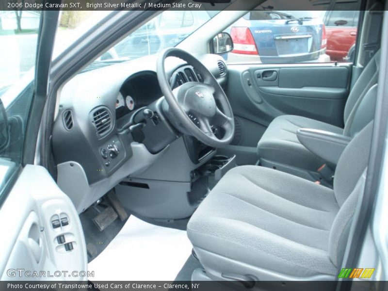 Bright Silver Metallic / Medium Slate Gray 2006 Dodge Caravan SXT