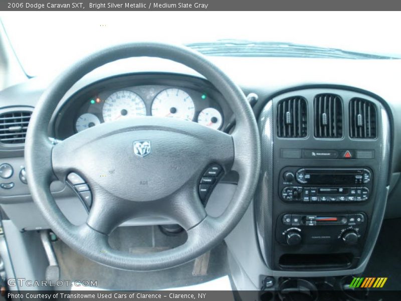 Bright Silver Metallic / Medium Slate Gray 2006 Dodge Caravan SXT