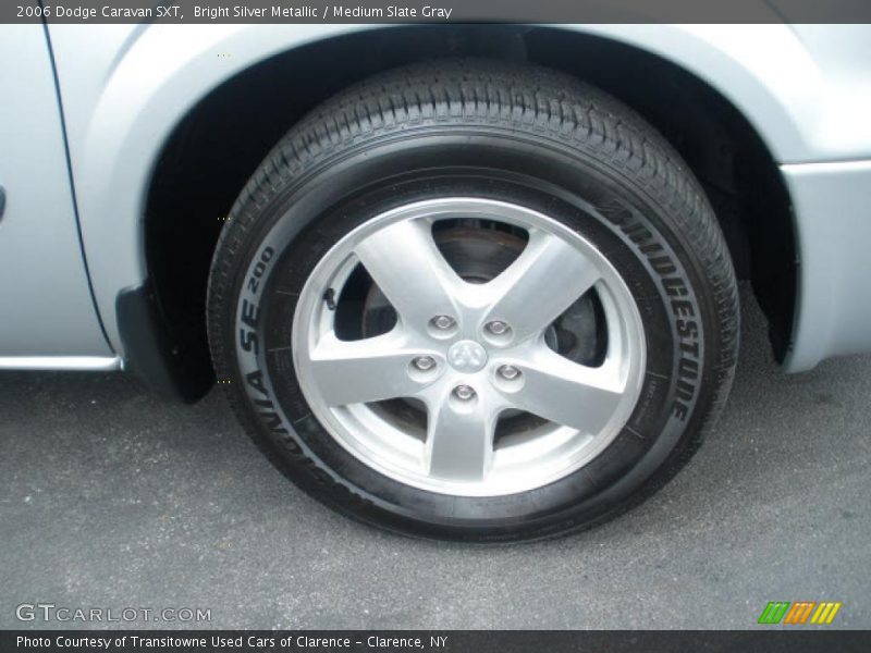 Bright Silver Metallic / Medium Slate Gray 2006 Dodge Caravan SXT