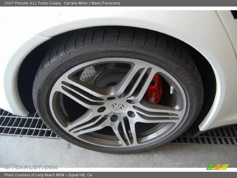 Carrara White / Black/Terracotta 2007 Porsche 911 Turbo Coupe