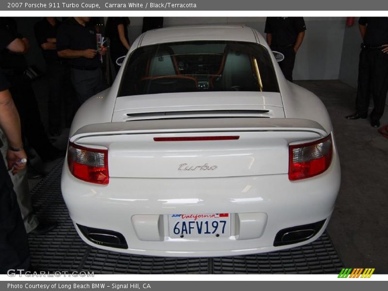 Carrara White / Black/Terracotta 2007 Porsche 911 Turbo Coupe