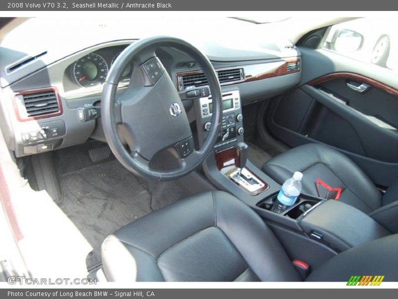 Seashell Metallic / Anthracite Black 2008 Volvo V70 3.2