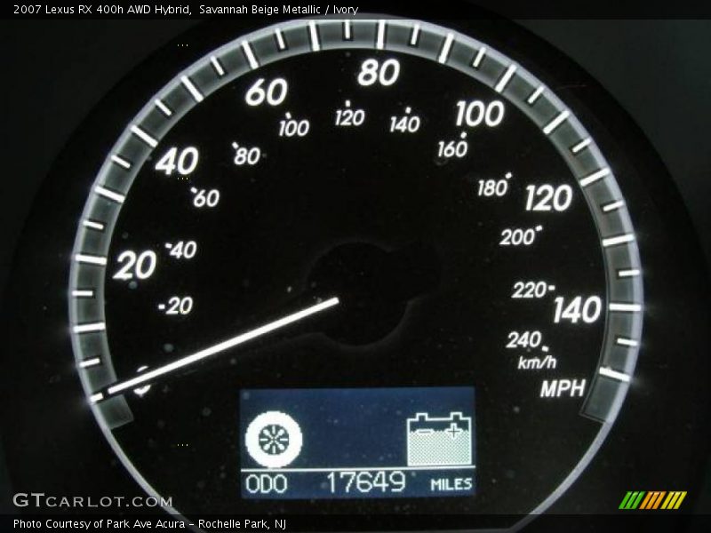 Savannah Beige Metallic / Ivory 2007 Lexus RX 400h AWD Hybrid