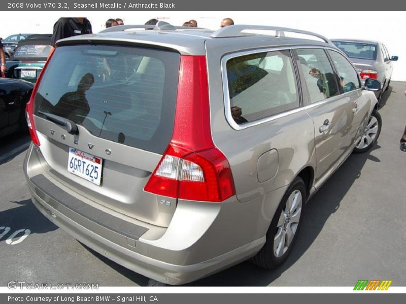 Seashell Metallic / Anthracite Black 2008 Volvo V70 3.2