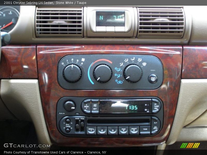 Stone White / Taupe 2001 Chrysler Sebring LXi Sedan
