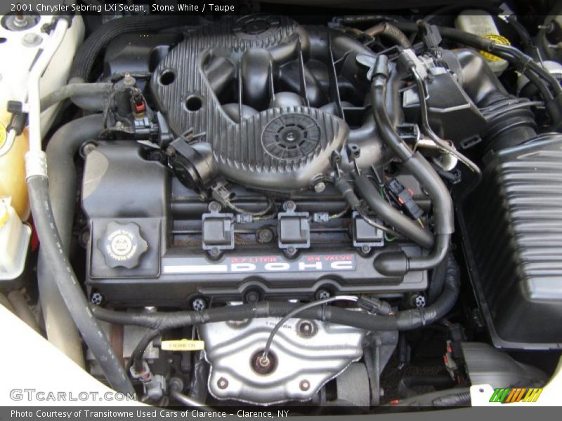 Stone White / Taupe 2001 Chrysler Sebring LXi Sedan