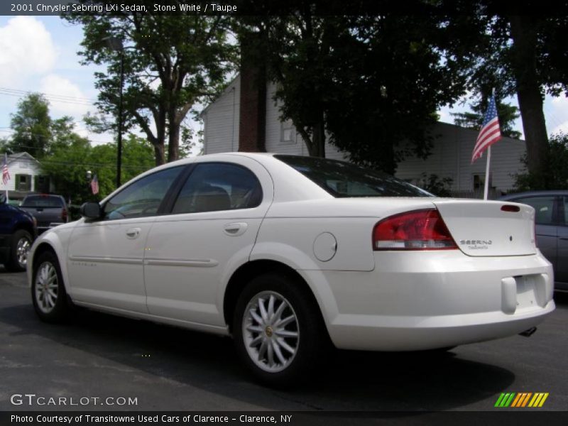 Stone White / Taupe 2001 Chrysler Sebring LXi Sedan