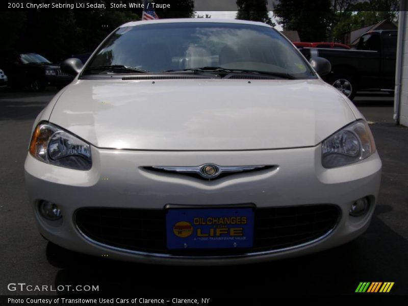 Stone White / Taupe 2001 Chrysler Sebring LXi Sedan