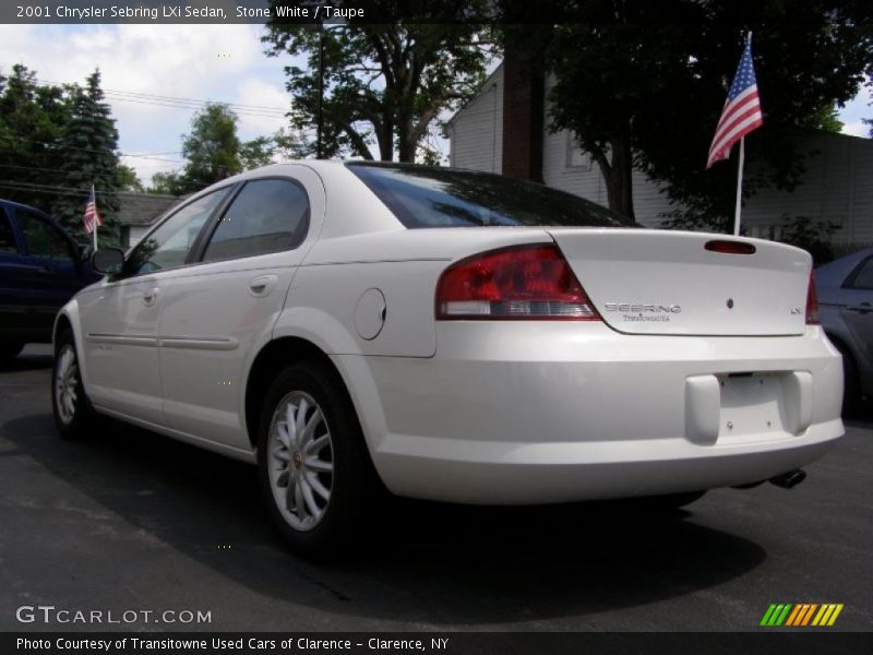 Stone White / Taupe 2001 Chrysler Sebring LXi Sedan