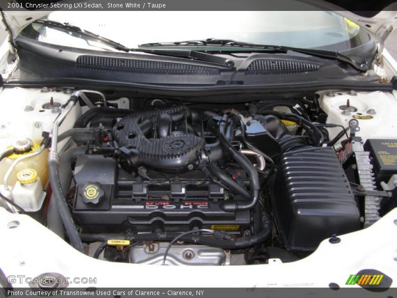 Stone White / Taupe 2001 Chrysler Sebring LXi Sedan