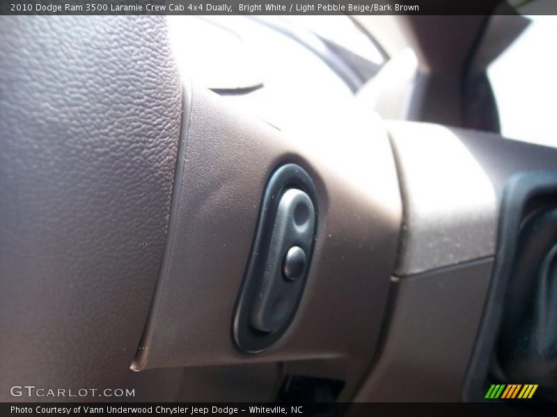 Bright White / Light Pebble Beige/Bark Brown 2010 Dodge Ram 3500 Laramie Crew Cab 4x4 Dually