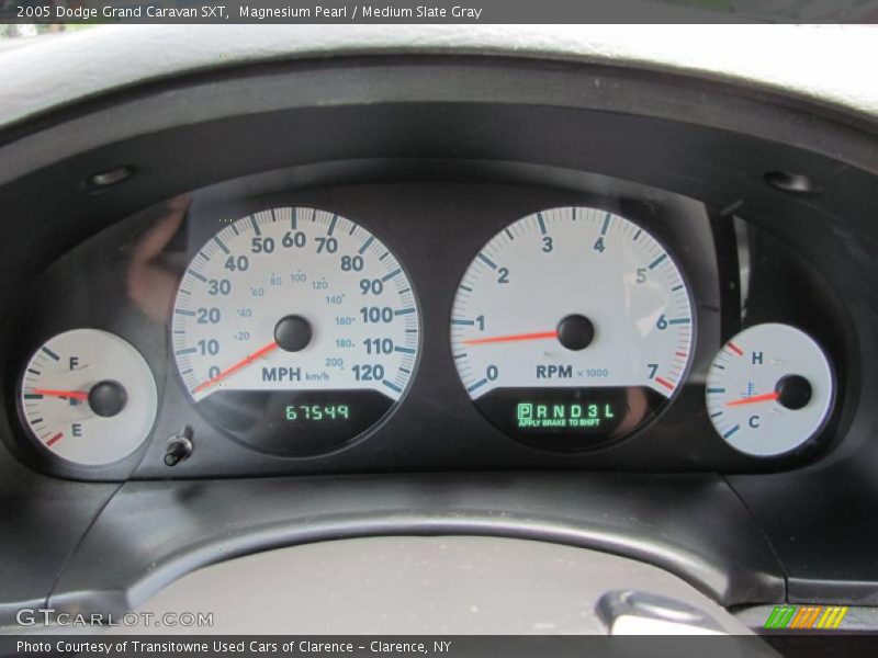 Magnesium Pearl / Medium Slate Gray 2005 Dodge Grand Caravan SXT