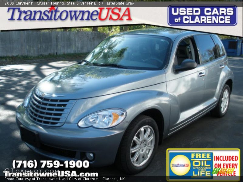 Steel Silver Metallic / Pastel Slate Gray 2009 Chrysler PT Cruiser Touring