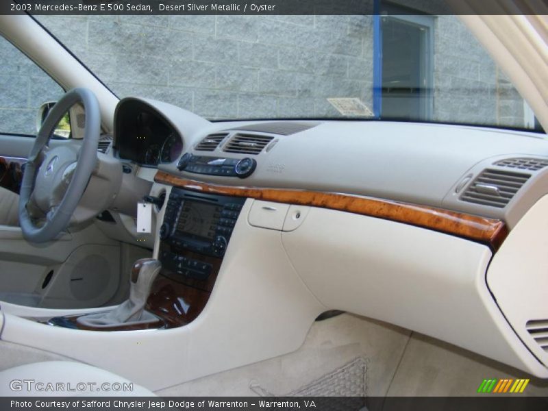 Desert Silver Metallic / Oyster 2003 Mercedes-Benz E 500 Sedan