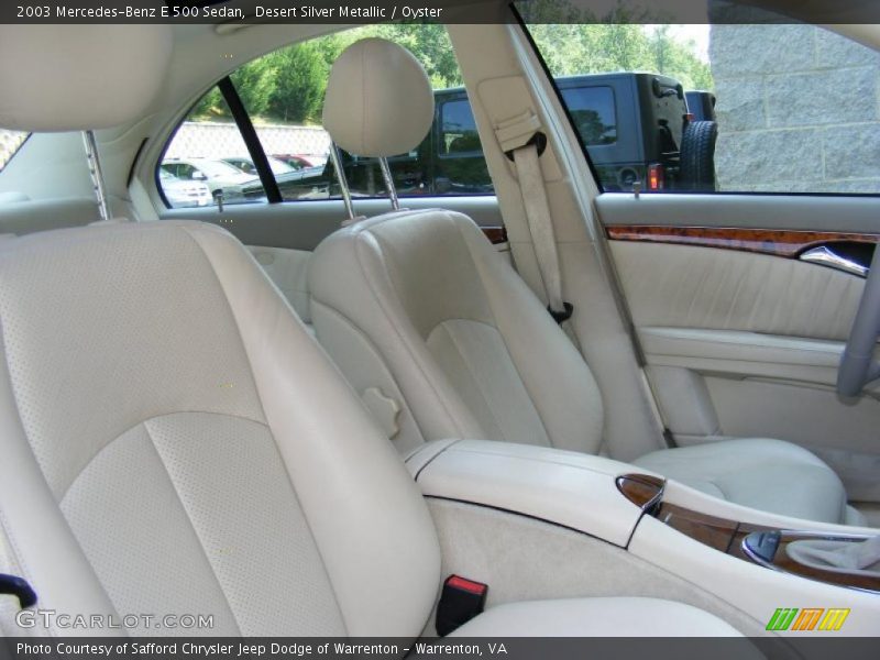 Desert Silver Metallic / Oyster 2003 Mercedes-Benz E 500 Sedan