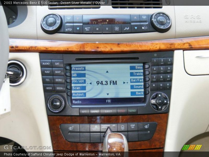 Desert Silver Metallic / Oyster 2003 Mercedes-Benz E 500 Sedan