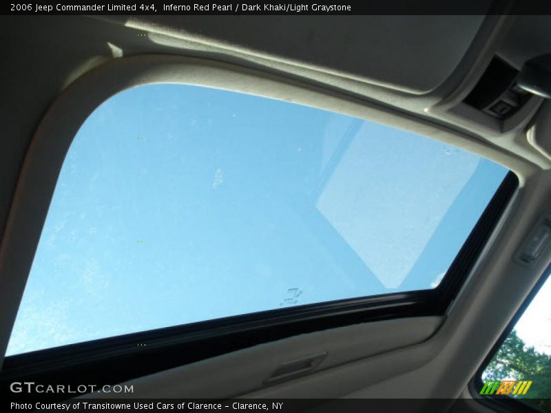 Inferno Red Pearl / Dark Khaki/Light Graystone 2006 Jeep Commander Limited 4x4