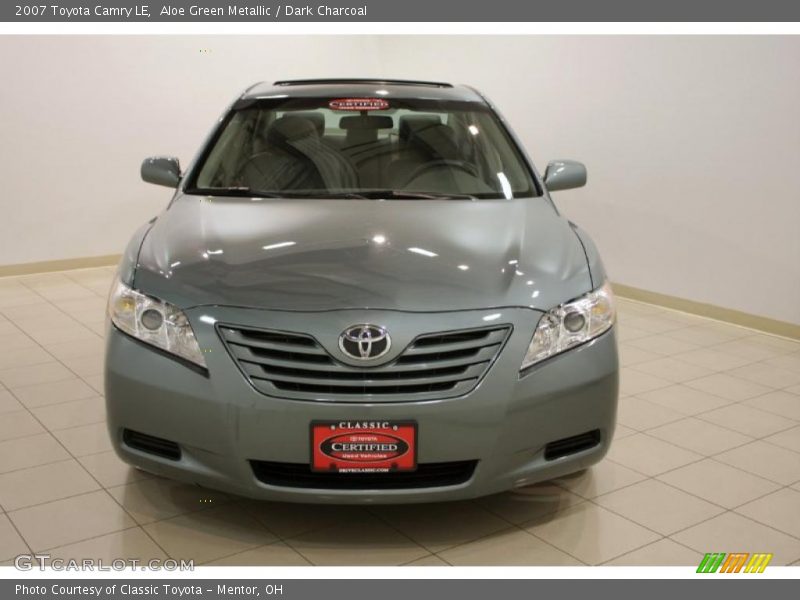 Aloe Green Metallic / Dark Charcoal 2007 Toyota Camry LE