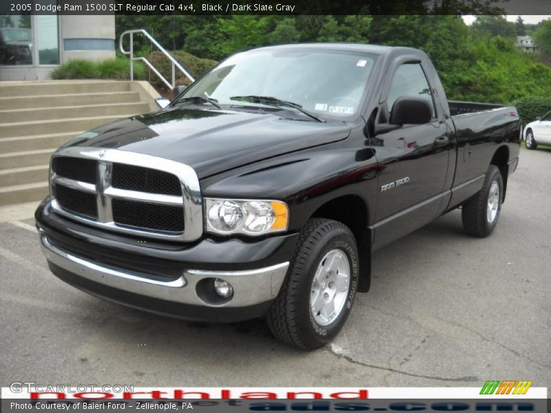 Black / Dark Slate Gray 2005 Dodge Ram 1500 SLT Regular Cab 4x4