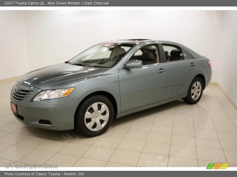 Aloe Green Metallic / Dark Charcoal 2007 Toyota Camry LE
